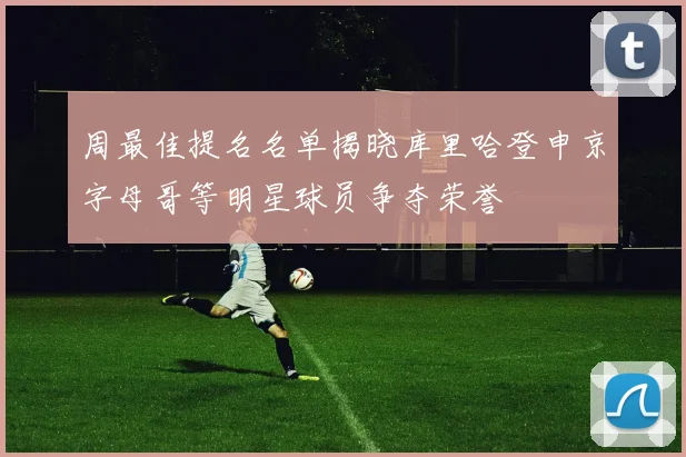 周最佳提名名单揭晓库里哈登申京字母哥等明星球员争夺荣誉